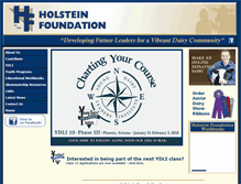 Tablet Screenshot of holsteinfoundation.org